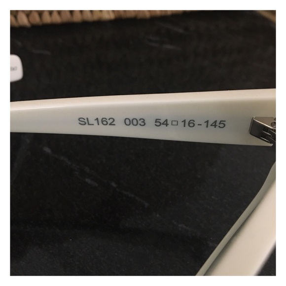 Yves Saint Laurent Sunglasses—White Frames w/Case - Picture 10 of 13